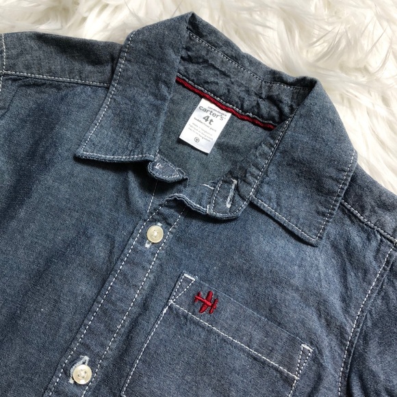 🌟Carter’s Long-Sleeve Button-Down🌟 - Picture 2 of 3